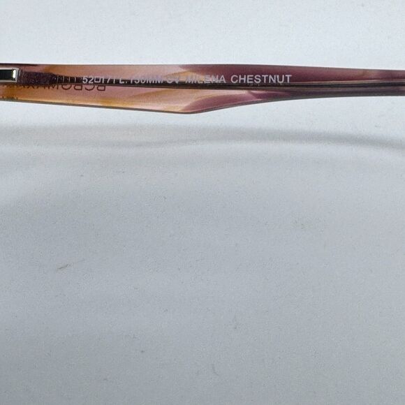 BCBG MAXAZRIA Milena Chestnut Womens Rectangle Eyeglasses 52-17-130 H16627 - Picture 6 of 8